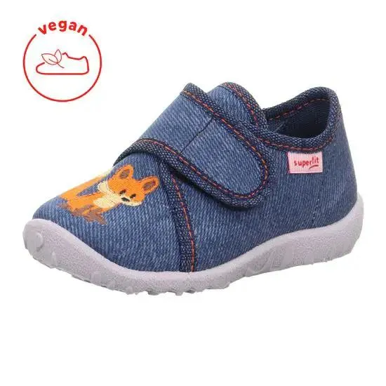 SUPERFIT Hausschuh SPOTTY 9254-81 - jeans / Fuchs