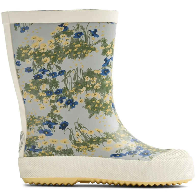 WHEAT Gummistiefel RUBBER BOOT MUDDY - grau / blau / Blumen