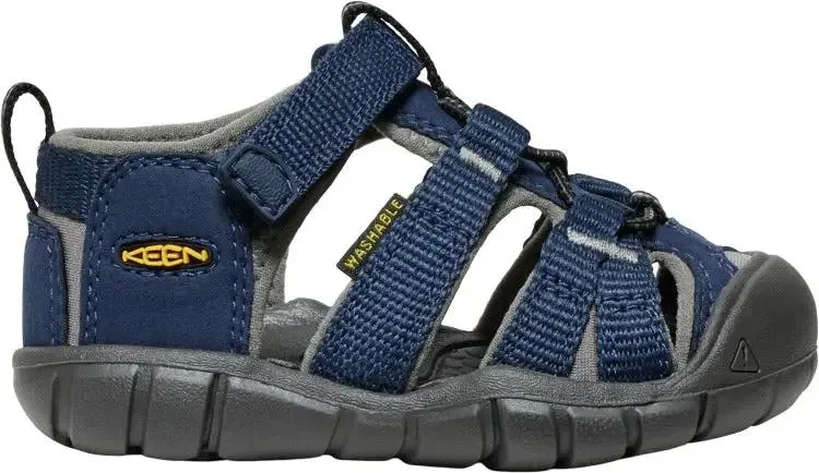 KEEN Halbsandale SEACAMP II CNX TOTS - navy / grau