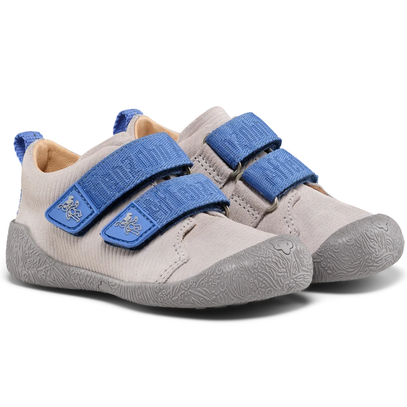 AFFENZAHN Barfuß Halbschuh WALKY HUND - grau / blau