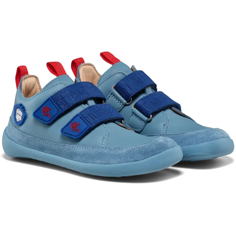 AFFENZAHN Barfuß Halbschuh BUDDY HAI - blau / rot