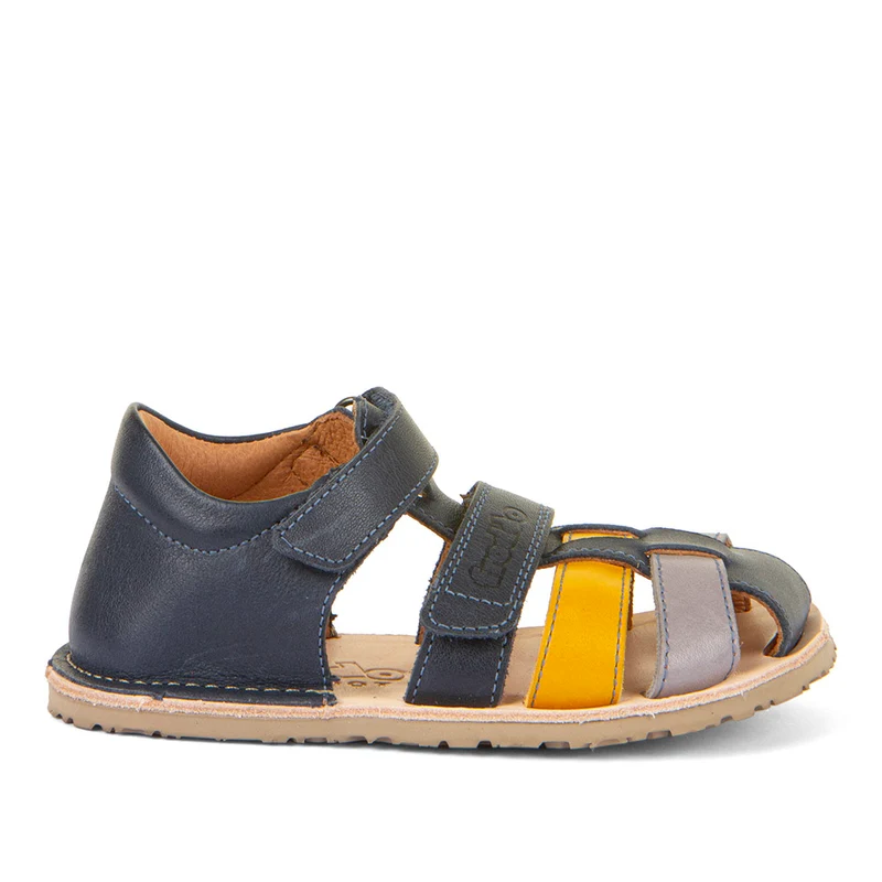 FRODDO Barfußschuh Halbsandale G3150283-10 - navy / curry / grau