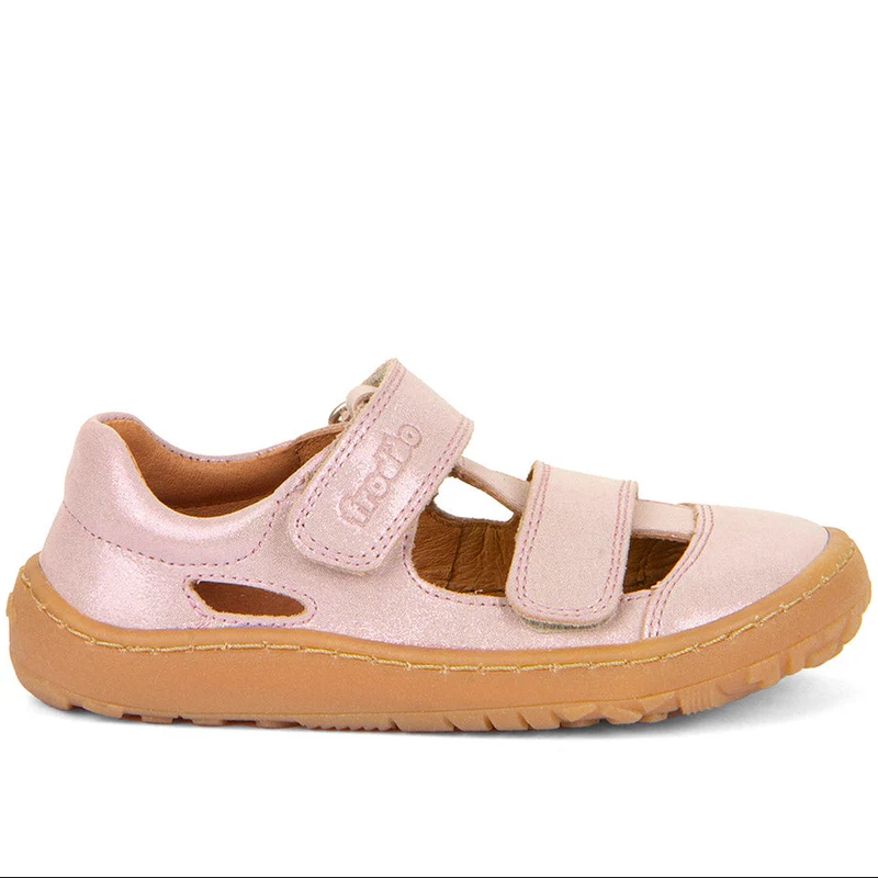 FRODDO Barfußschuh Halbsandale G3150266-9 - rosé / Glitzer
