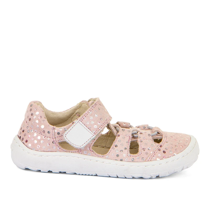 FRODDO Barfußschuh Halbsandale G3150262-7 - rosa / weiß
