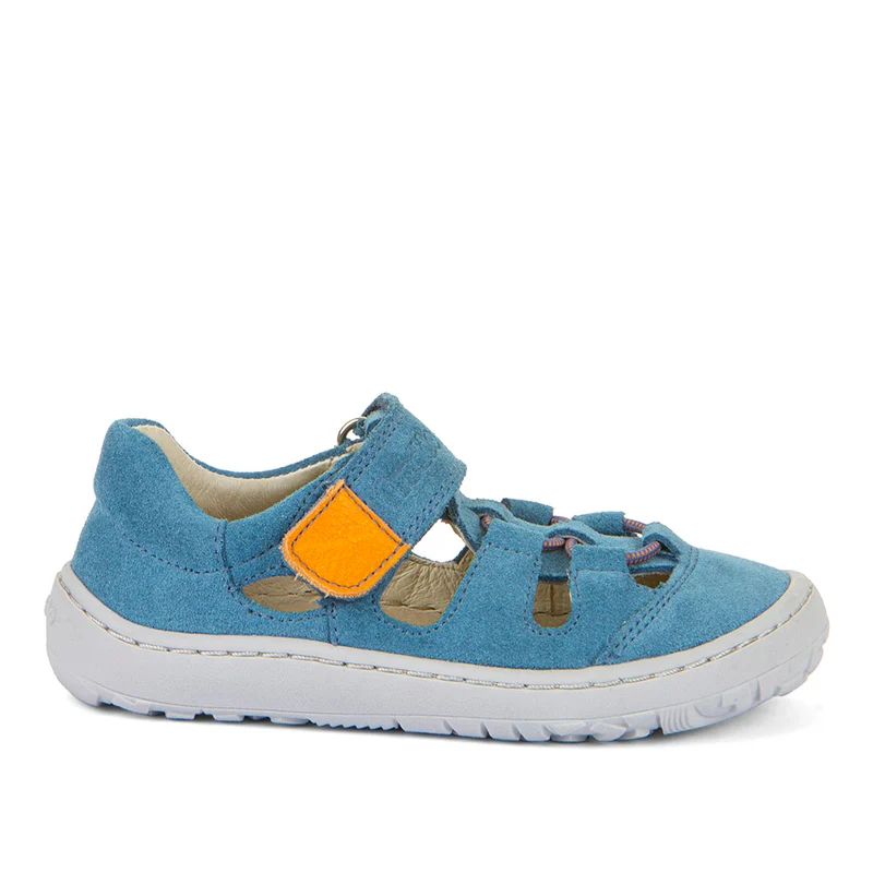 FRODDO Barfußschuh Halbsandale G3150262-14 - jeans / orange