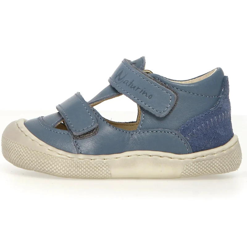 NATURINO Barfußschuh Halbsandale IRTYS - celeste / azur