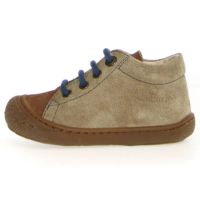 NATURINO Halbschuh COCOON - pistazie/cognac/royal