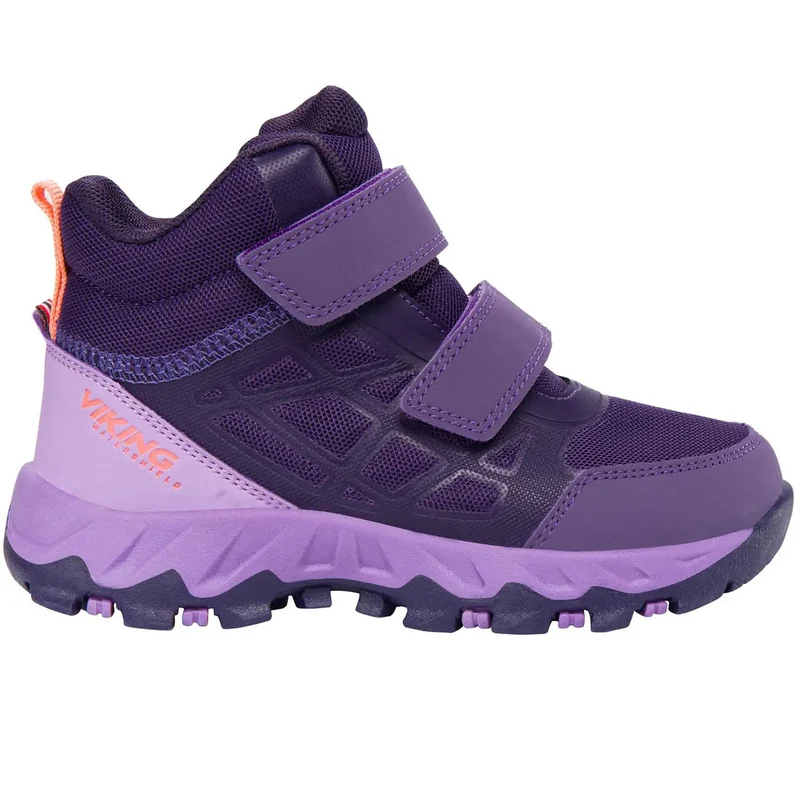 VIKING TEX Knöchelschuh TRACK MID WP - lila / lachs