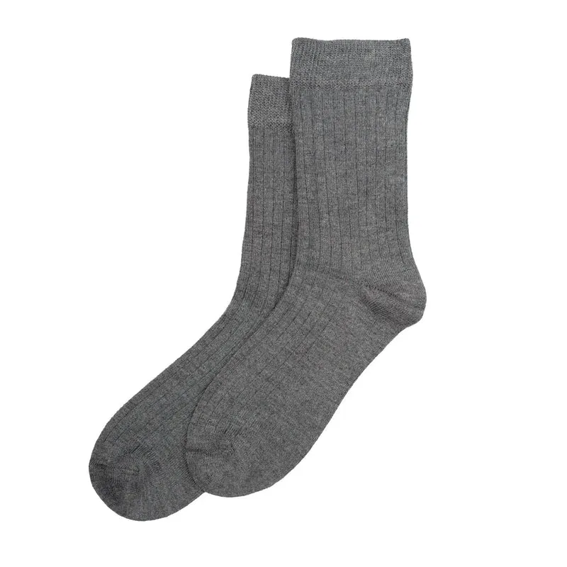 MINIPOP Bambus Socken - dark grey melange