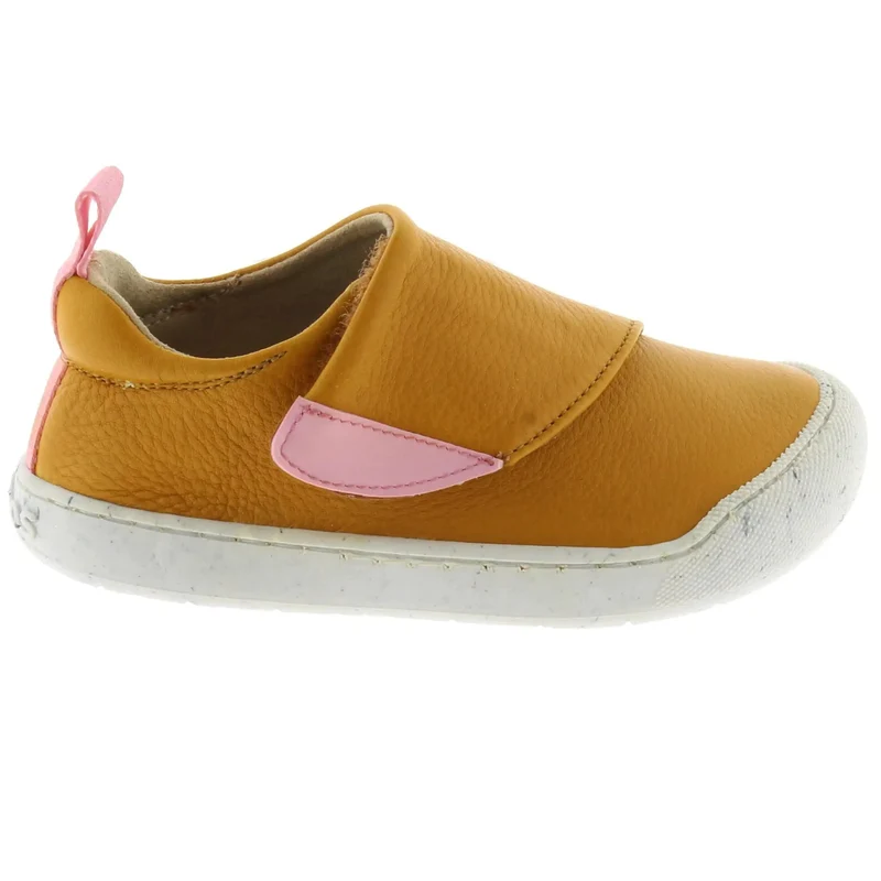 ACEBO'S Barfuß Halbschuh 1376 VE - curry / rosa