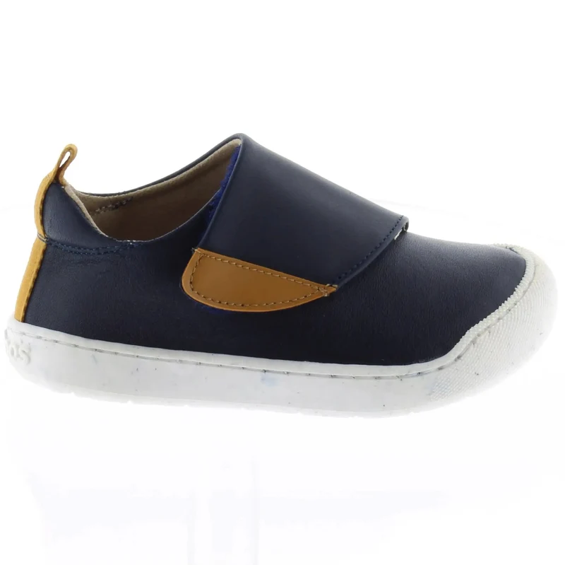 ACEBO'S Barfuß Halbschuh 1376 VE - navy / zimt