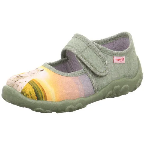 SUPERFIT Hausschuh BONNY 281-752 - grün / Pferd