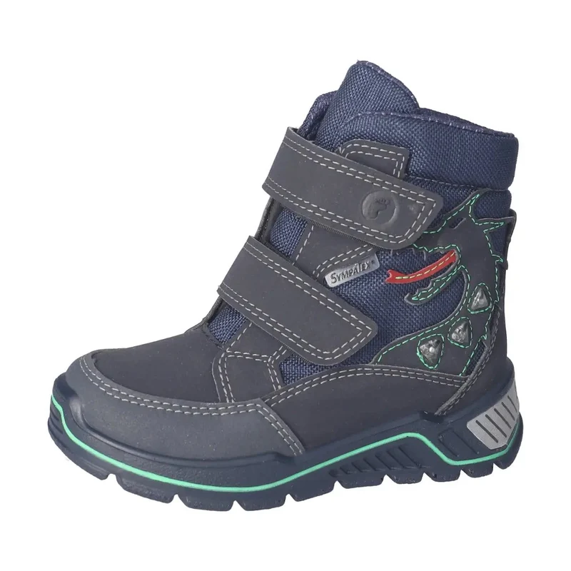 RICOSTA SYMPA-TEX BLINKER Stiefel GRISU 5300302/180 - navy / schwarz / jeans / Drache