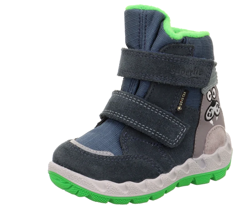 SUPERFIT GORE-TEX Stiefel ICEBIRD 6014-80 - denimblau - grün - Robbe