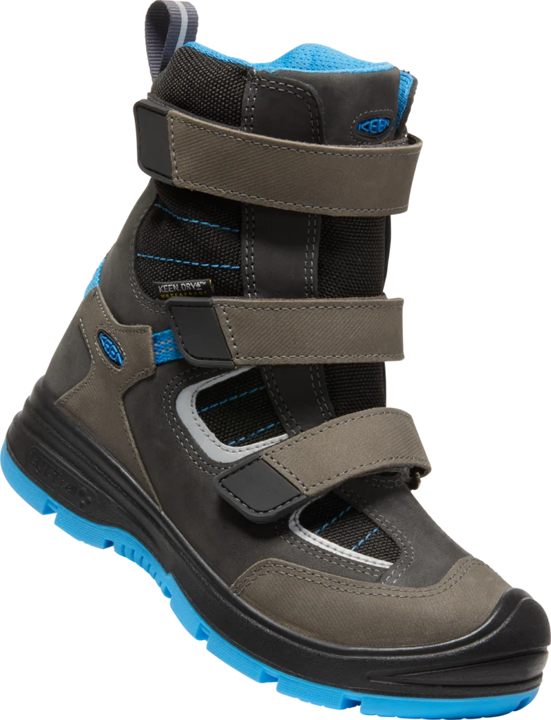 KEEN DRY TEX Stiefel RAVEN WINTER WP - anthrazit - blau