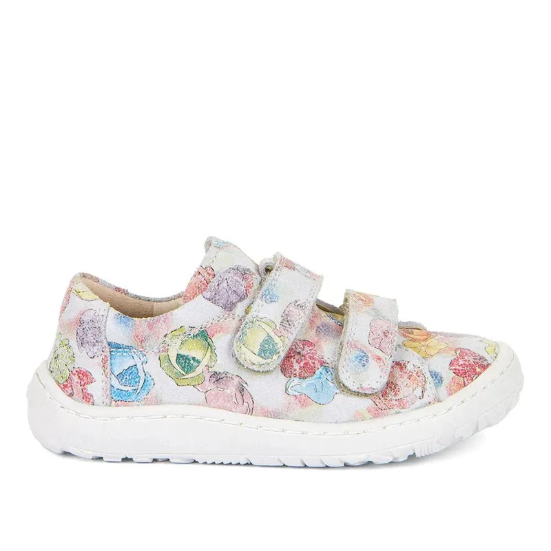 FRODDO Barfußschuh Halbschuh G3130240-16 - weiß / Blumen
