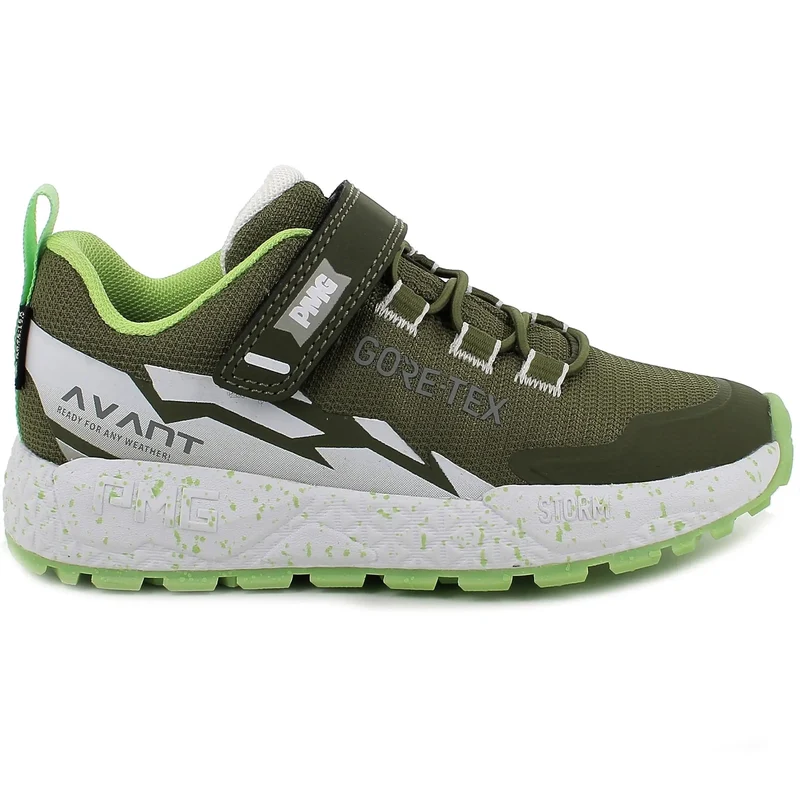 PRIMIGI GORE-TEX Halbschuh B&G STORM 59285-33 - oliv / neongrün