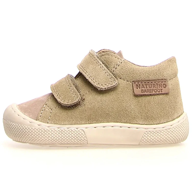 NATURINO Barfußschuh Halbschuh AMUR - pistazie / grau