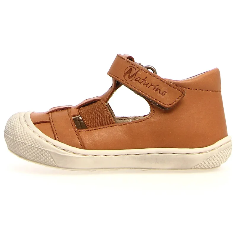 NATURINO HALBSANDALE LANGEN - COGNAC