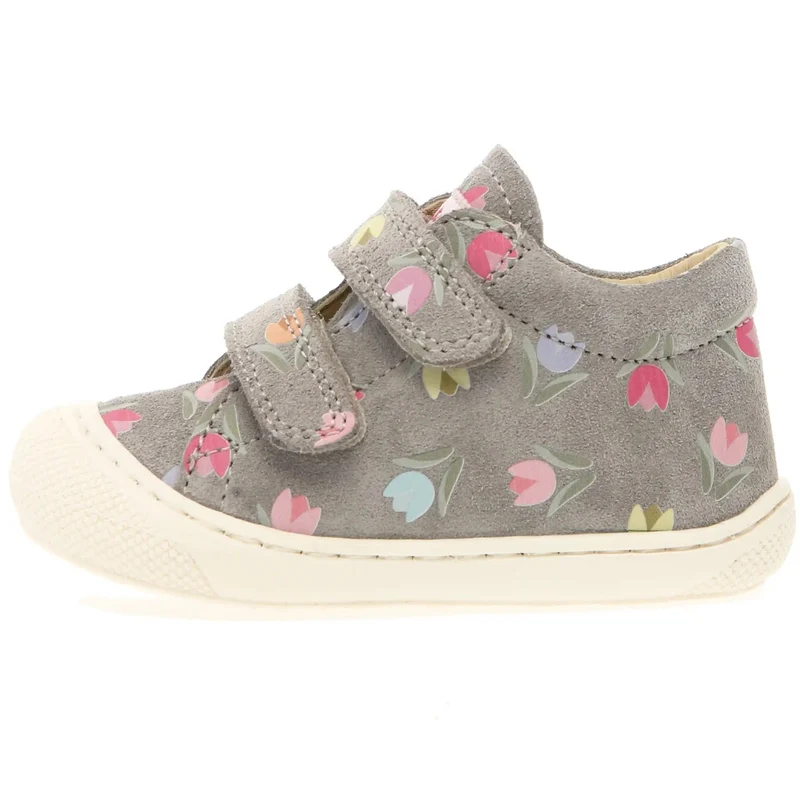 NATURINO Halbschuh COCOON - grau / Tulpen