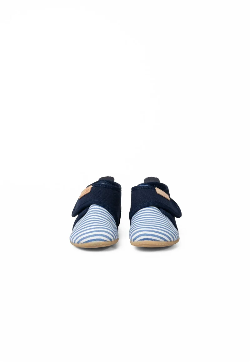 LIVING KITZBÜHEL Hausschuh 4724/570 - navy / weiß / Streifen