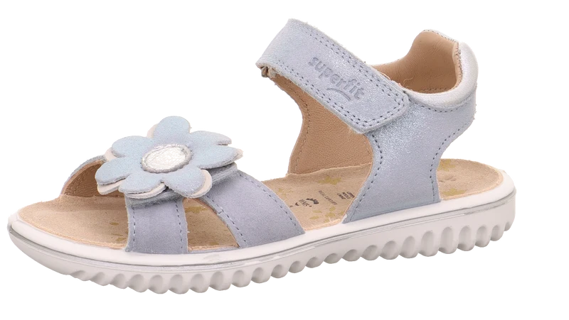 SUPERFIT Sandale SPARKLE 9015-840 - hellblau / silber