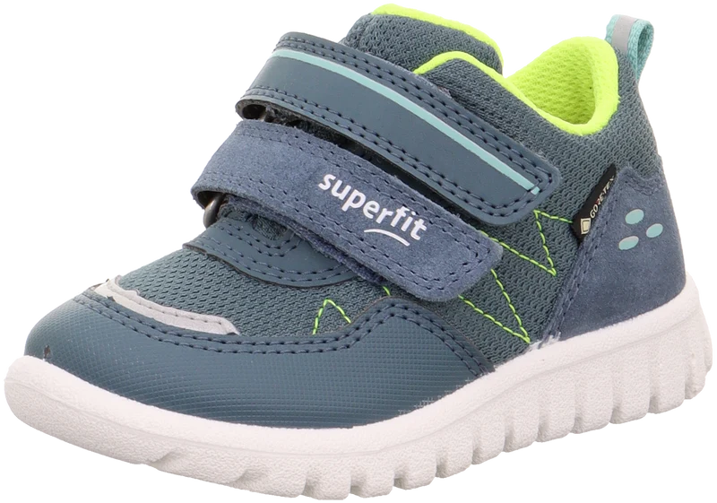 SUPERFIT GORE-TEX Halbschuh SPORT7 MINI 6182-803 - hellblau / neongrün