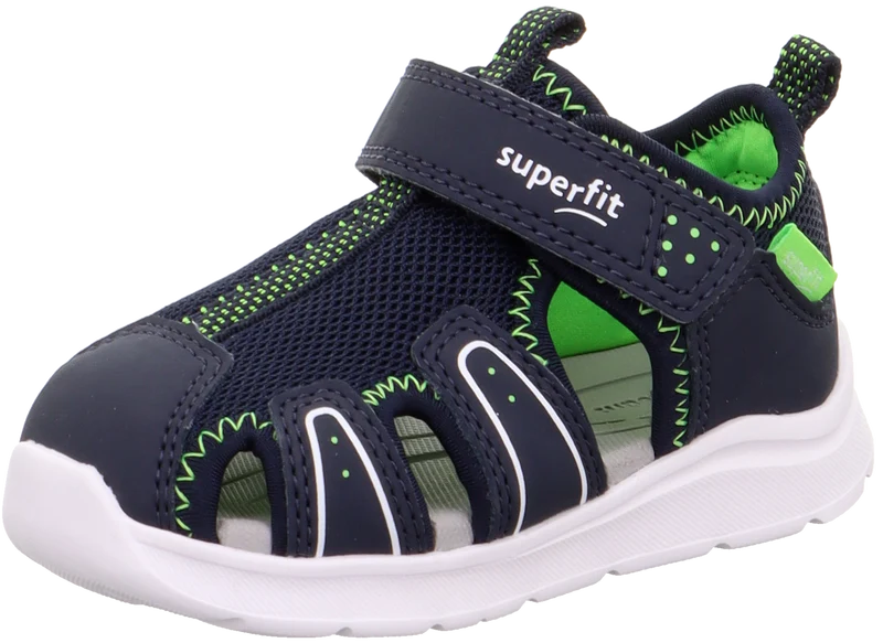 SUPERFIT Halbsandale WAVE 478-805 - dunkelblau / neongrün