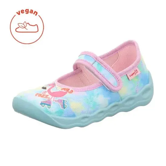 SUPERFIT Hausschuh BUBBLE 6271-842 - türkis / rosa / Flamingo