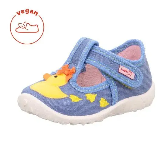 SUPERFIT Hausschuh SPOTTY 9256-840 - hellblau / gelb / Ente