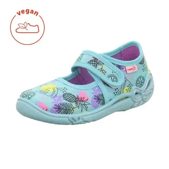 SUPERFIT Hausschuh BELINDA 288-752 - türkis / Sommerfrüchte