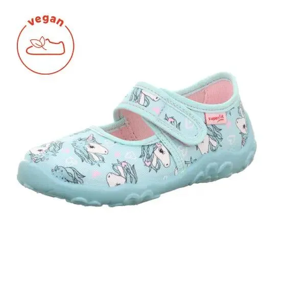 SUPERFIT Hausschuh BONNY 283-752 - türkis / Einhorn