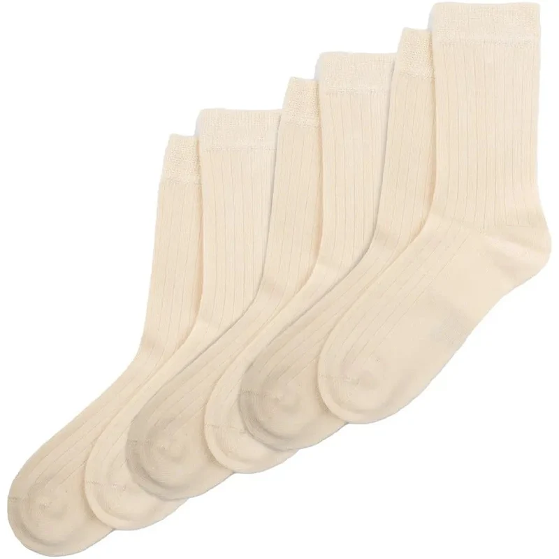 MINIPOP 3er Pack Bambus Socken - offwhite