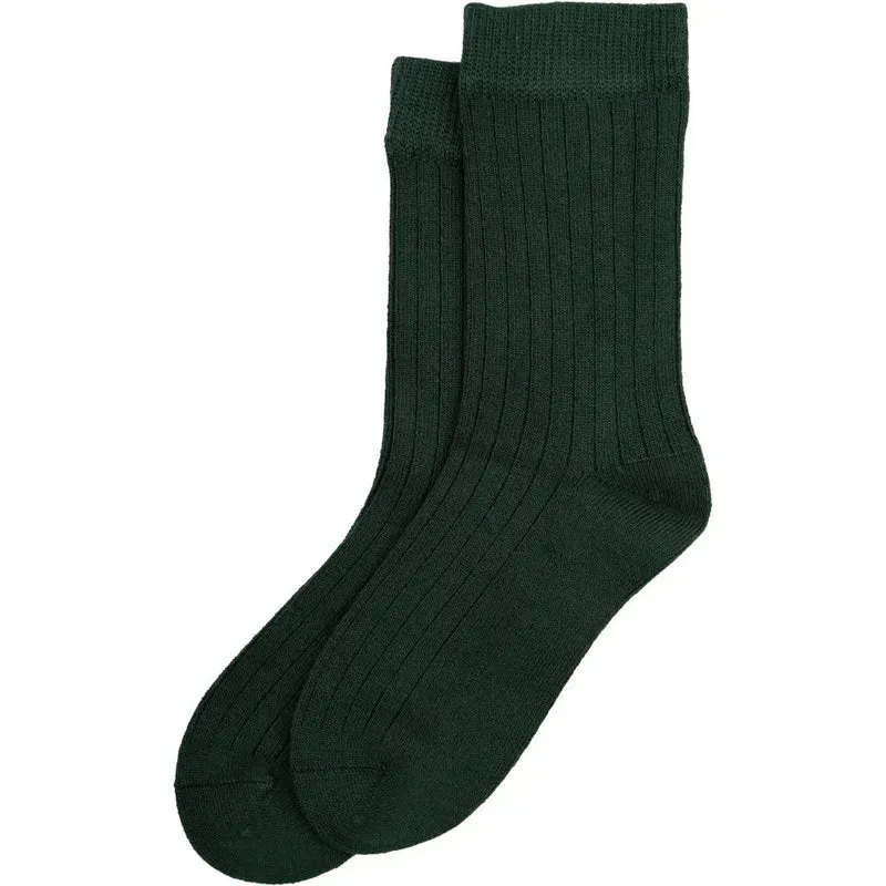 MINIPOP Bambus Socken - tanne