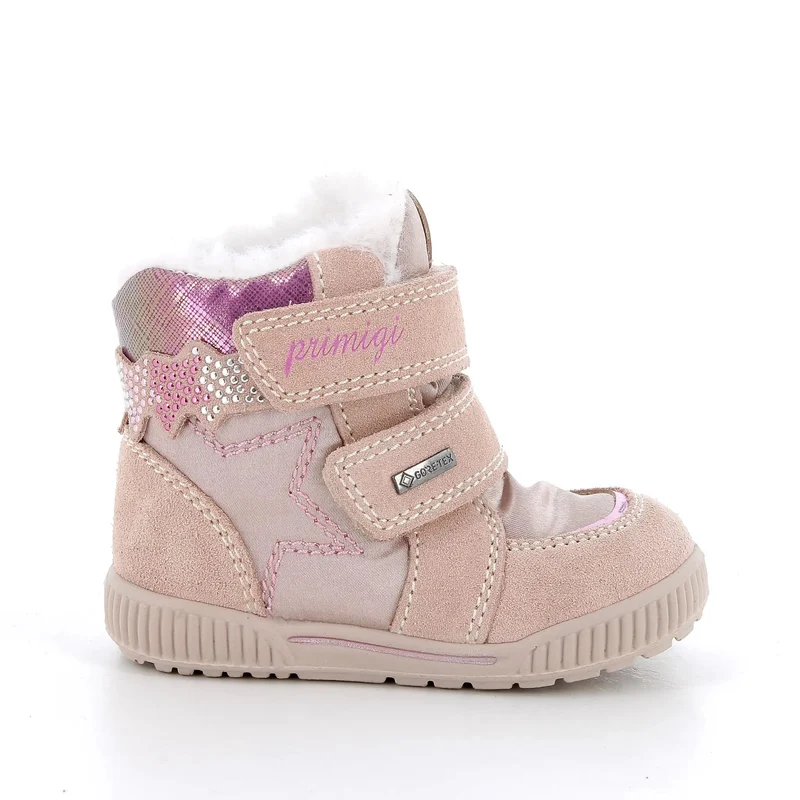 PRIMIGI GORE-TEX Knöchelschuh RIDE 68592-00 - beige / pink / Glitzerstein