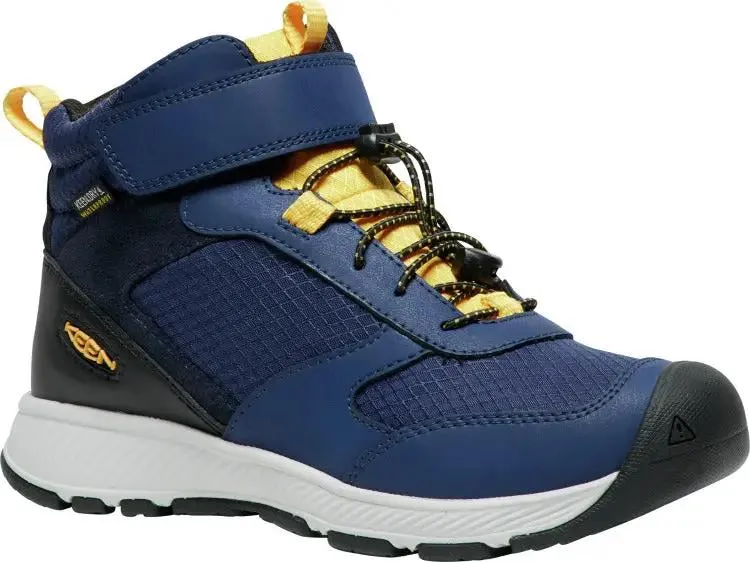 KEEN TEX Knöchelschuh SKUA MID WP - royalblau / gelb