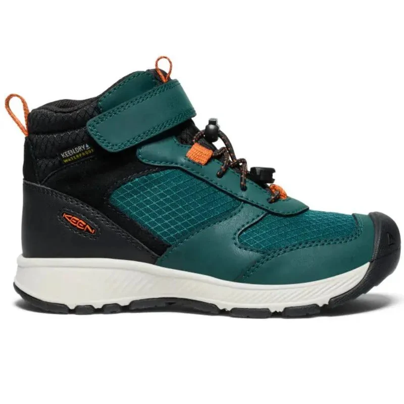 KEEN WP TEX Knöchelschuh SKUA MID - tanne / orange