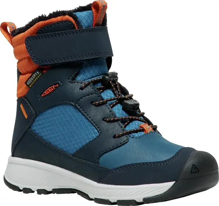 KEEN WP TEX Stiefel SKUA WINTER - navy / blau / orange