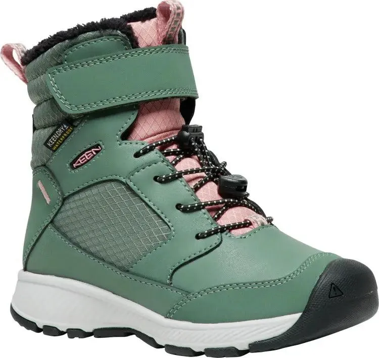 KEEN WP TEX Stiefel SKUA WINTER - eukalyptus / rosa