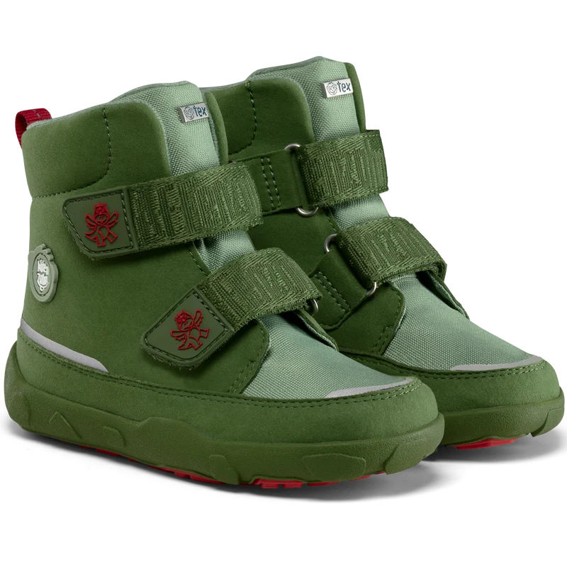 AFFENZAHN TEX Stiefel COMFY VEGAN Drache - grün