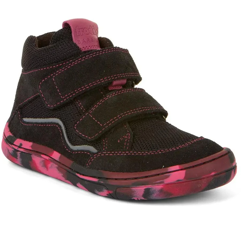 FRODDO Barfuß Knöchelschuh G3110228-4 - schwarz / fuchsia
