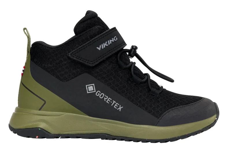 VIKING GORE-TEX Knöchelschuh ELEVATE MID GTX - schwarz - khaki