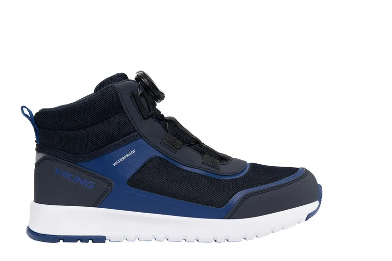 VIKING TEX Knöchelschuh AERIAL MID WP BOA - navy - cobolt