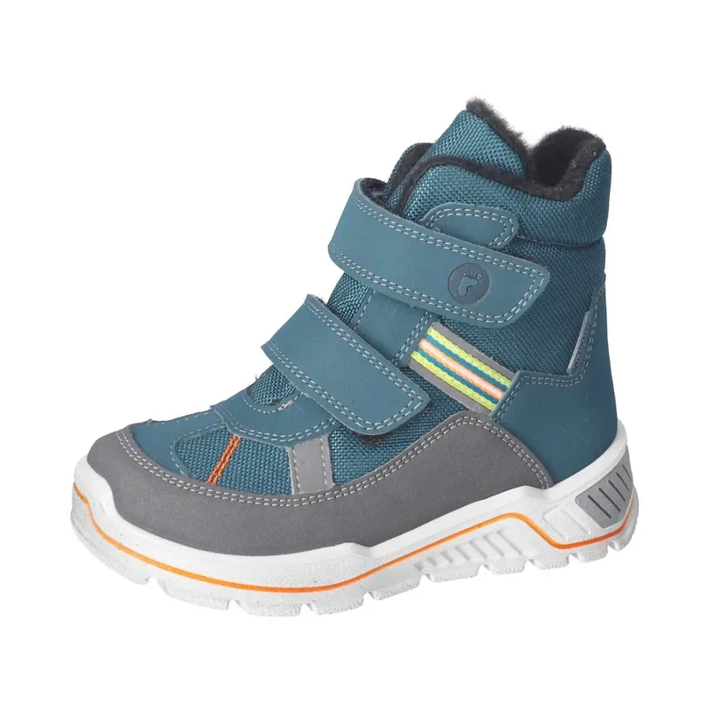 RICOSTA SYMPA-TEX Stiefel GABRIS - petrol - grau - orange