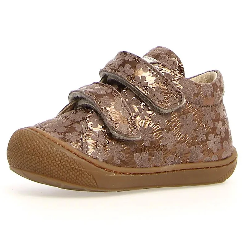 NATURINO Halbschuh COCOON - bronze / roségold / Blumen