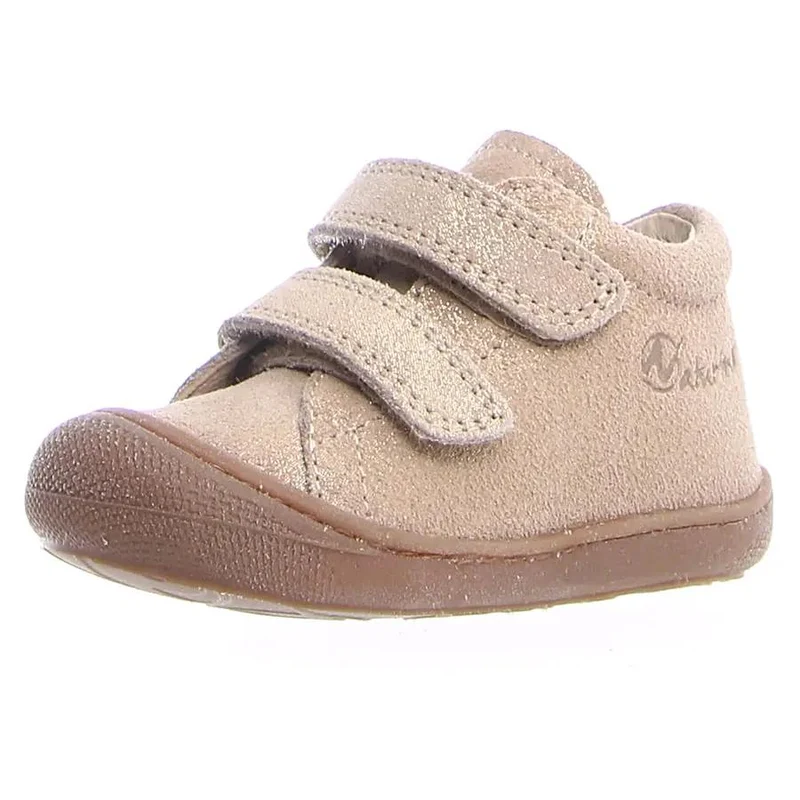 NATURINO Halbschuh COCOON - beige - Gold Glitzer