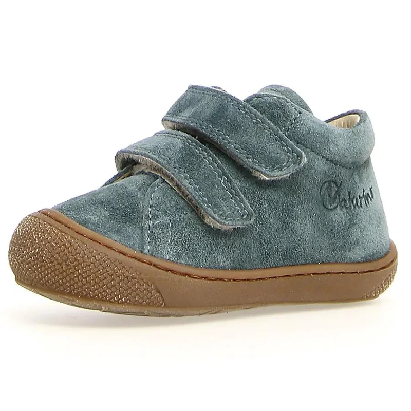 NATURINO Halbschuh COCOON - petrol - Velour