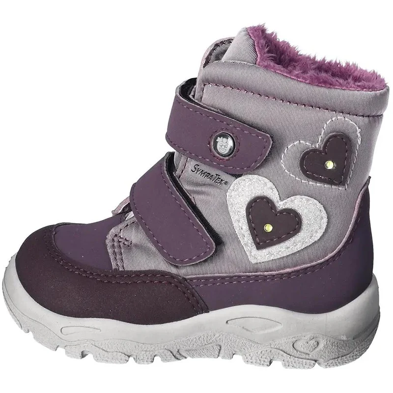 RICOSTA SYMPA-TEX BLINKER Stiefel MADDI - aubergine / lila / Herzen
