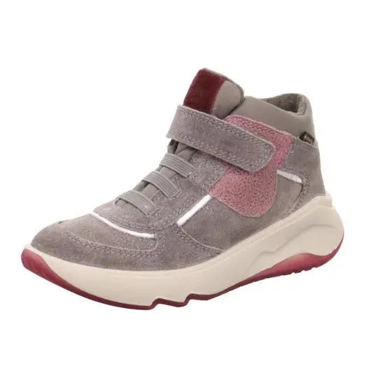 SUPERFIT GORE-TEX Knöchelschuh Melody 632-201 grau - rosa - Glitzer
