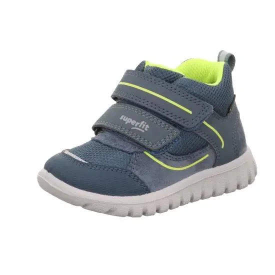 SUPERFIT GORE-TEX Knöchelschuh SPORT7 MINI 6189-80 blau - neongelb